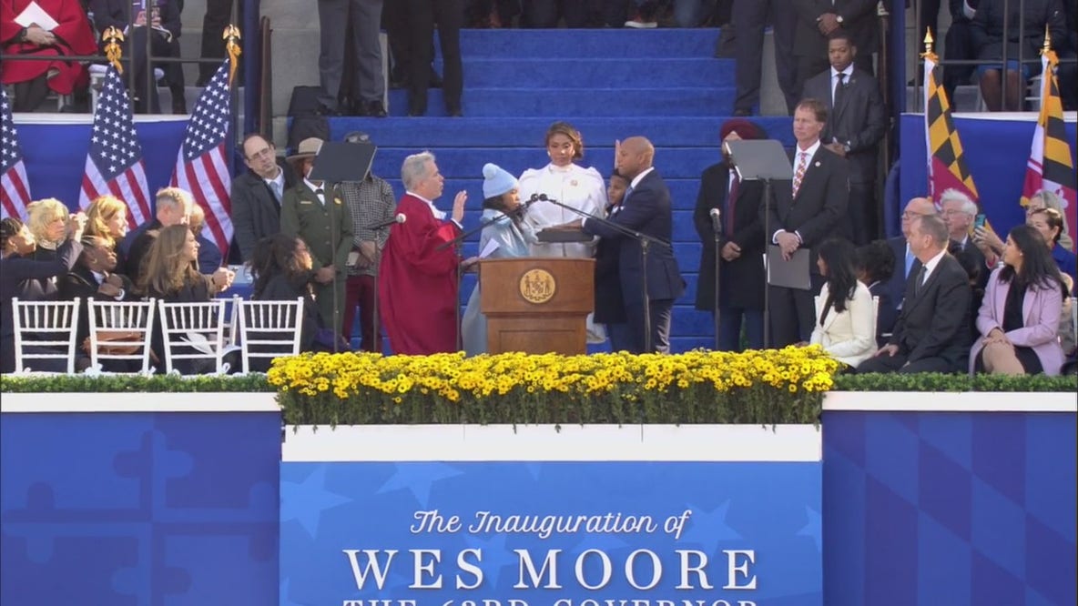 Maryland Governor Wes Moore’s ceremonial 19-gun salute